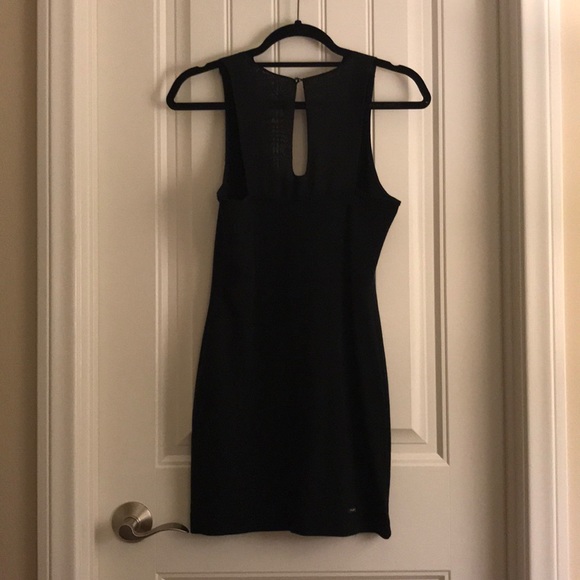 Sexy black dress with gold accents - Picture 3 of 4